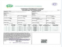 尼日利亚SONCAP认证|尼日利亚SONCAP清关认证